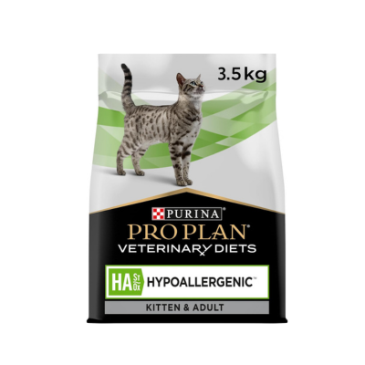PRO PLAN VETERINARY DIETS Cat Food Hypoallergenic 3.5kg (Single Case)